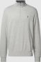 Polo Ralph Lauren Sweatshirt met riblook en korte ritssluiting - Thumbnail 2