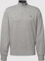 Polo Ralph Lauren Grijze Luxe Jersey Quarter-Zip Pullover Gray Heren - Thumbnail 1