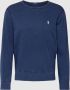 Ralph Lauren Blauwe Katoenen Crewneck Sweater met Logo Borduursel Blue Heren - Thumbnail 2