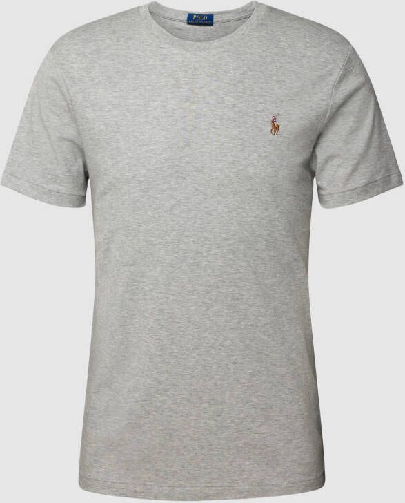 Ralph Lauren Eenvoudig T-shirt met korte mouwen en logo Gray Heren