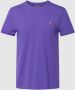 Polo Ralph Lauren Paarse stropdas T-shirt met geborduurd logo Purple Heren - Thumbnail 3