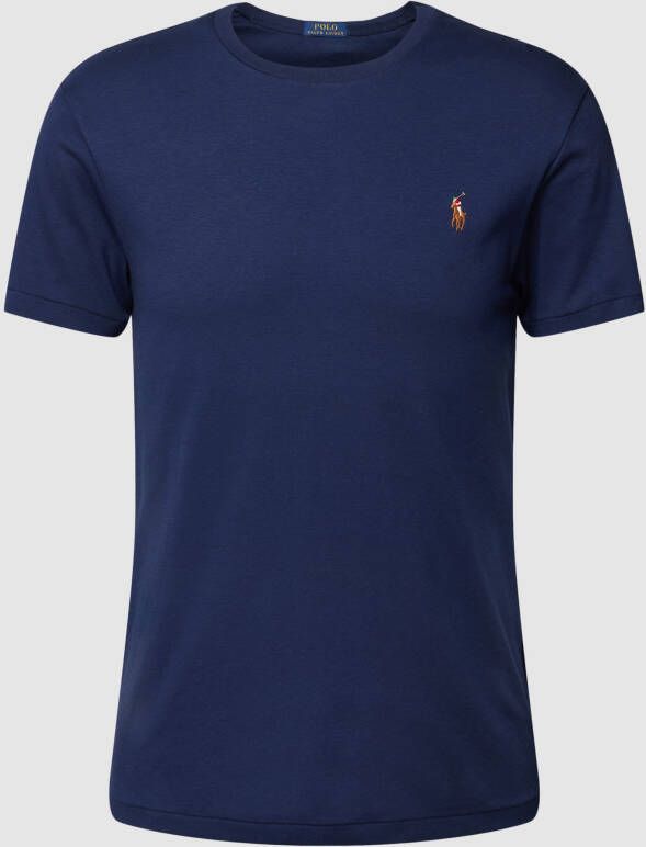 Polo Ralph Lauren T-shirt Korte Mouw T-SHIRT AJUSTE COL ROND EN PIMA COTON LOGO PONY PLAYER MULTICOLO