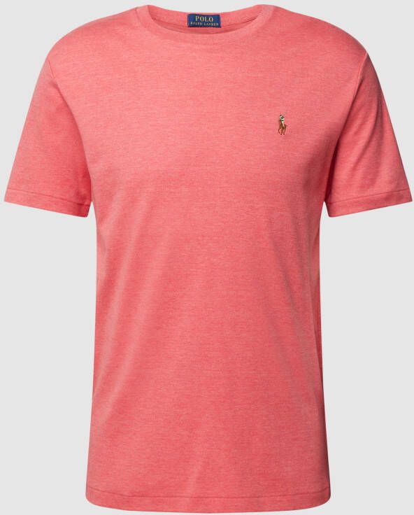Ralph Lauren Roze Basic T-shirt met korte mouwen Pink Heren