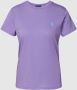 Polo Ralph Lauren Lilla Katoenen T-shirt Purple Dames - Thumbnail 1