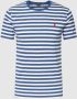 Polo Ralph Lauren Custom Slim-Fit T-shirt met geborduurde Pony en contraststrepen Blue Heren - Thumbnail 3