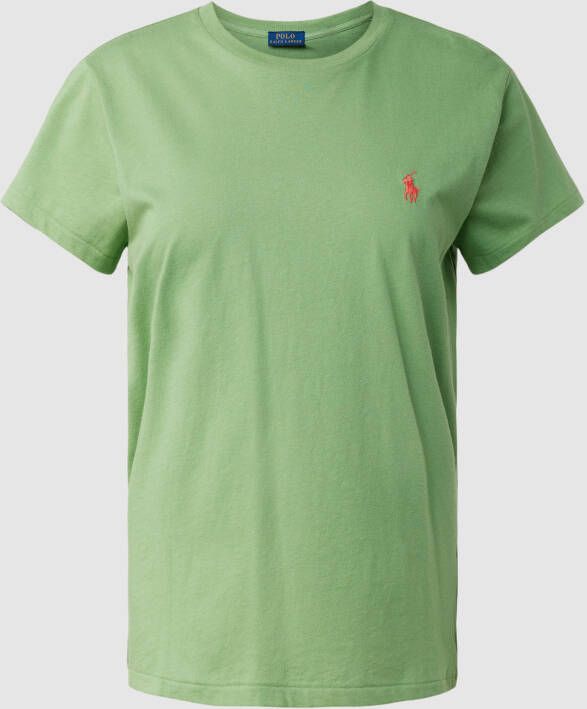 Polo Ralph Lauren T-shirt van katoen met labeldetail