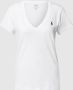 Polo Ralph Lauren Iconisch Wit Katoenen T-shirt met Geborduurde Pony White Dames - Thumbnail 2