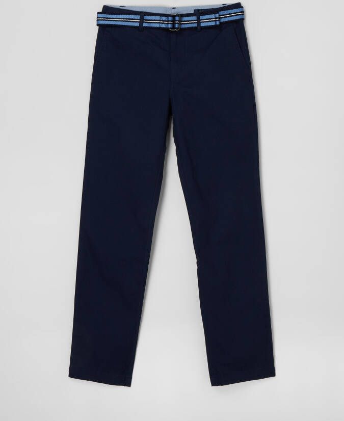 Polo Ralph Lauren Teens Skinny fit broek met contrasterende riem