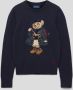 Polo Ralph Lauren Teens Gebreide pullover met motiefstitching model 'BEAR' - Thumbnail 1