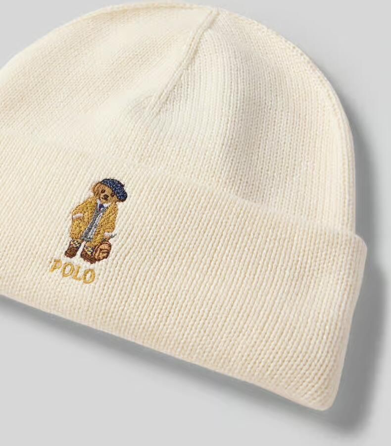 Polo Ralph Lauren Teens Beanie met label- en motiefstitching