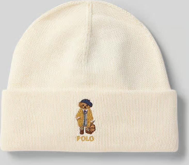 Polo Ralph Lauren Teens Beanie met label- en motiefstitching