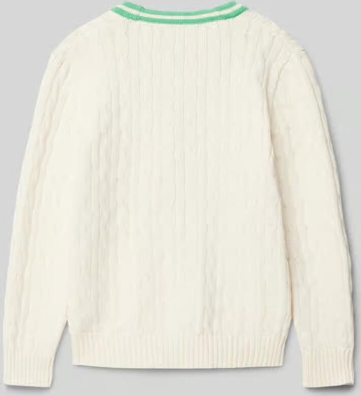 Polo Ralph Lauren Teens Cardigan met kabelpatroon - Foto 2