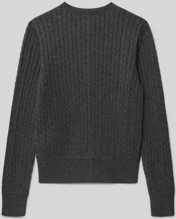 Polo Ralph Lauren Teens Gebreid vest met kabelpatroon en label-stitching
