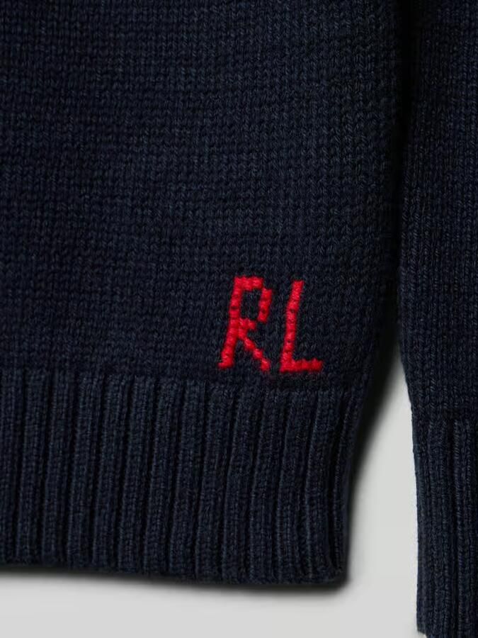 Polo Ralph Lauren Teens Gebreide pullover met motief en ronde hals - Foto 2