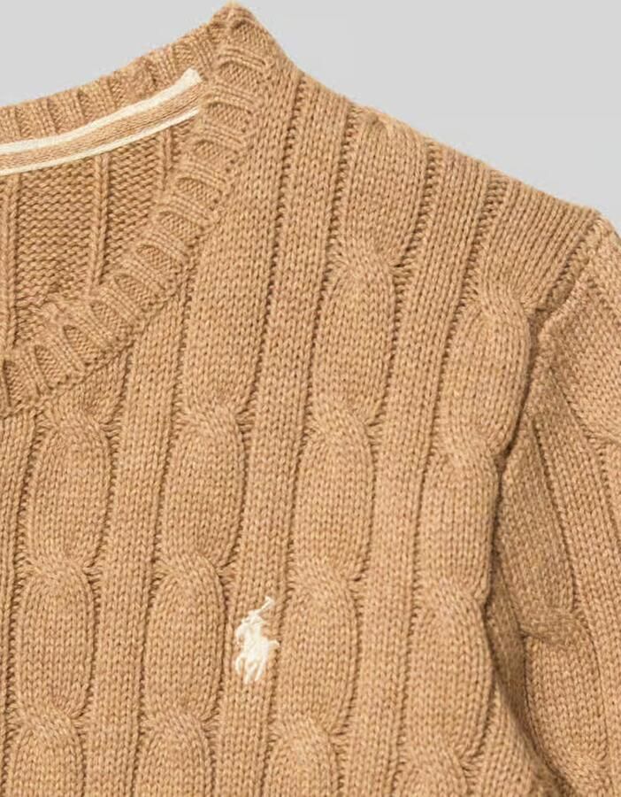 Polo Ralph Lauren Teens Gebreide pullover met geribde boorden
