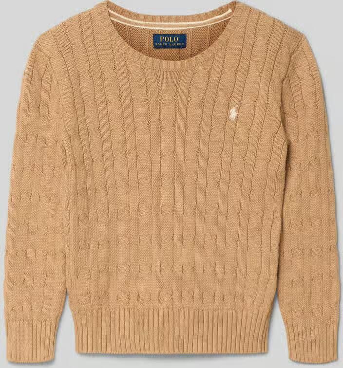 Polo Ralph Lauren Teens Gebreide pullover met geribde boorden - Foto 2