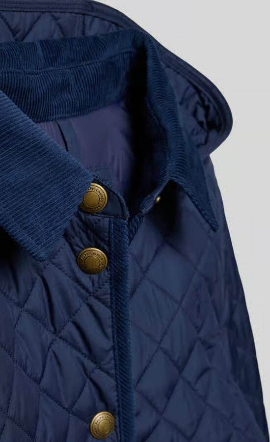 Polo Ralph Lauren Teens gewatteerd jack met capuchon en label stitching