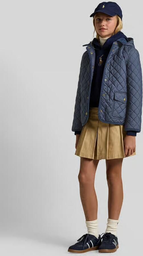 Polo Ralph Lauren Teens gewatteerd jack met capuchon en label stitching - Foto 2