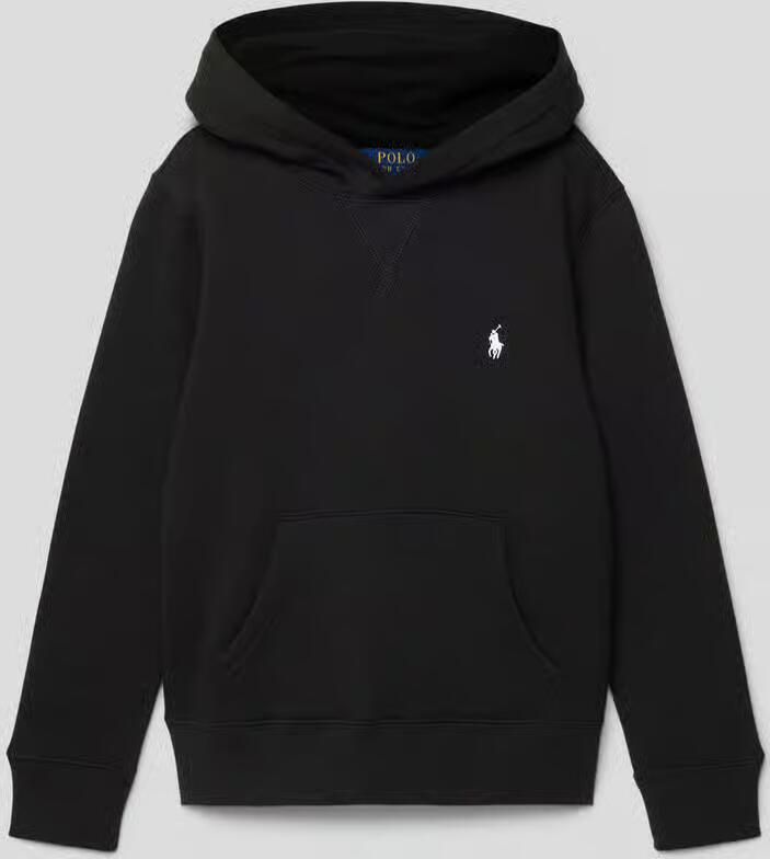 Polo Ralph Lauren Zwarte Hoodie met Geborduurd Logo Black Heren