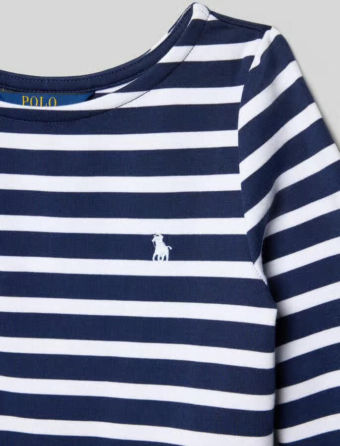 Polo Ralph Lauren Teens Mini-jurk met ronde hals