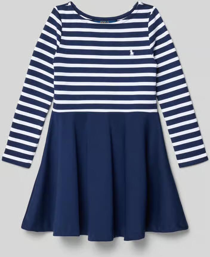 Polo Ralph Lauren Teens Mini-jurk met ronde hals - Foto 2