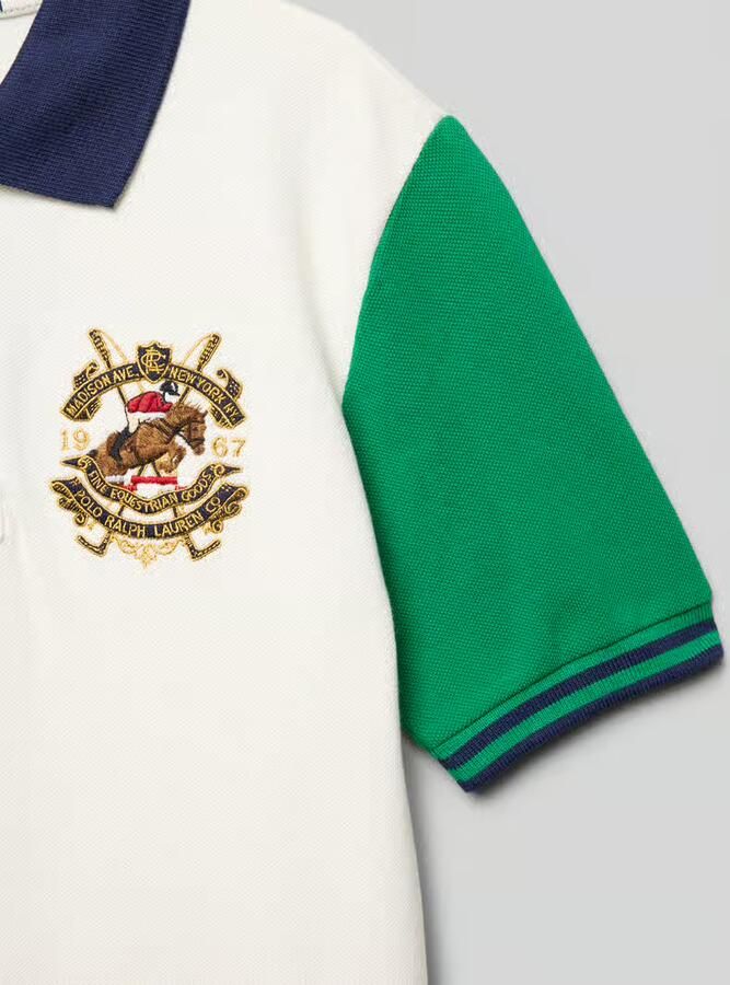 Polo Ralph Lauren Teens Poloshirt met korte knoopsluiting