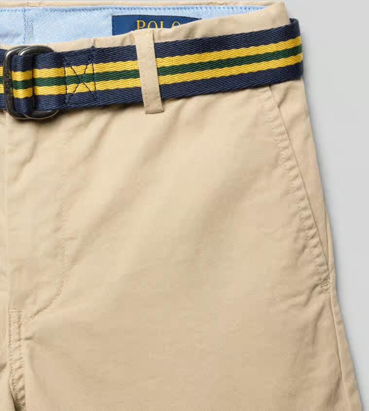 Polo Ralph Lauren Teens Regular fit bermuda van katoenmix model 'BEDFORD'