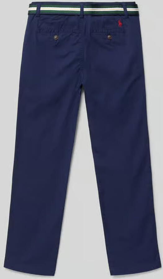 Polo Ralph Lauren Teens Regular fit chino van katoenmix model 'BEDFORD-PANTS-FLAT' - Foto 3