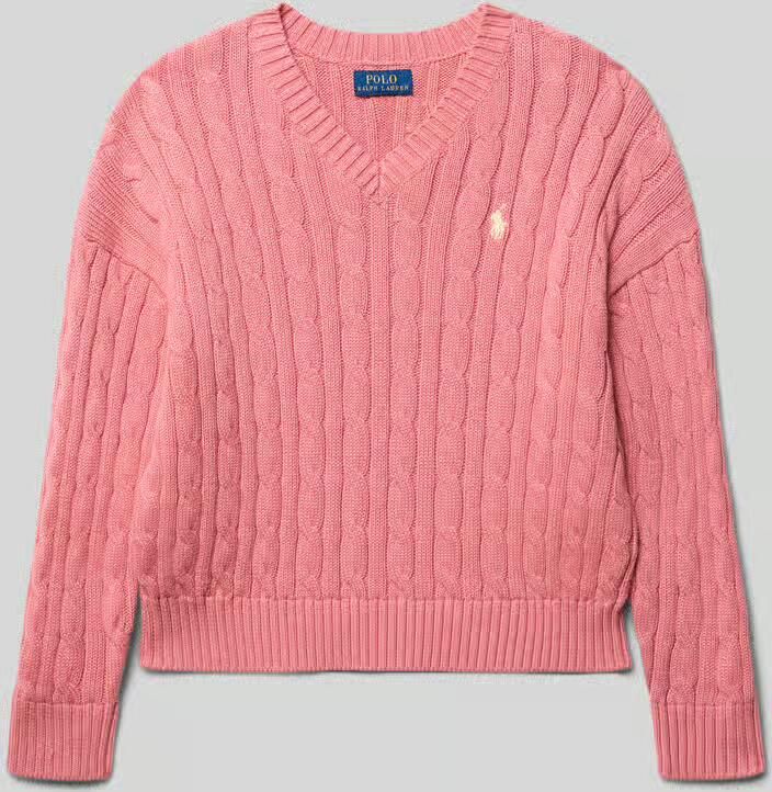 Polo Ralph Lauren Teens regular fit gebreide pullover van puur katoen - Foto 2