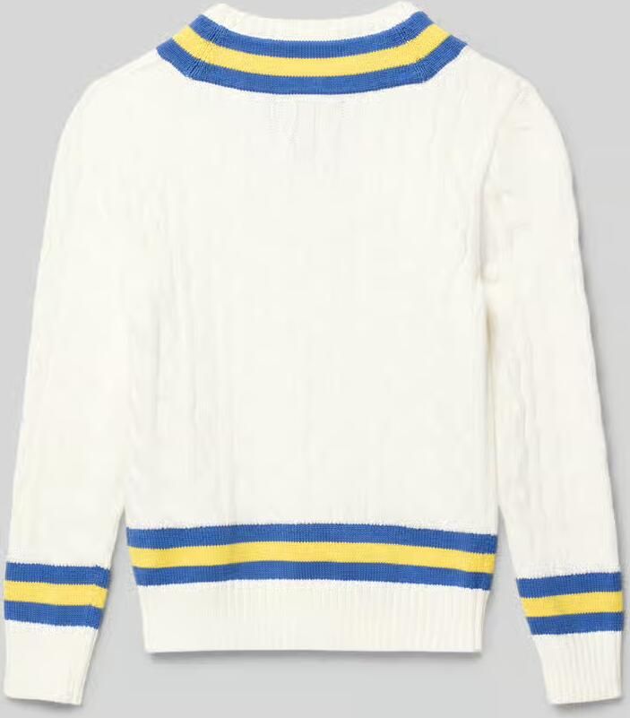 Polo Ralph Lauren Teens regular fit gebreide pullover van puur katoen - Foto 2