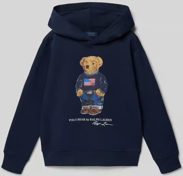 Polo Ralph Lauren Teens regular fit hoodie met polo bear-print - Foto 2
