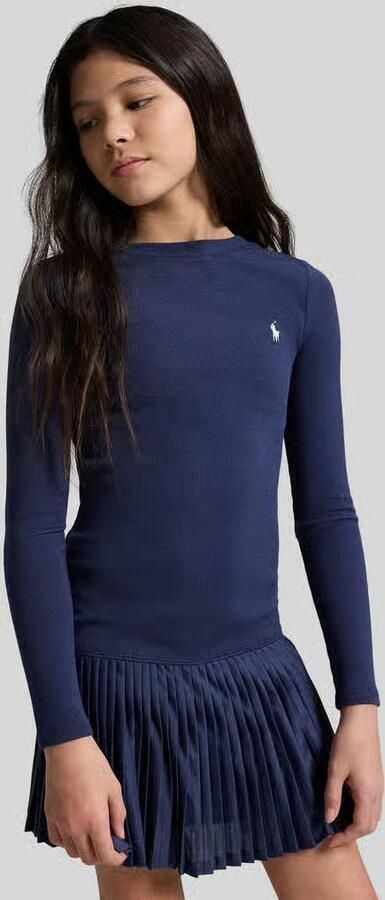 Polo Ralph Lauren Teens regular fit jurk met gestikt logo - Foto 2