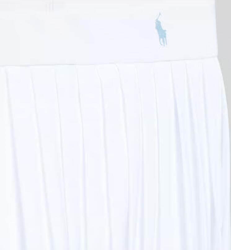 Polo Ralph Lauren Teens regular fit plooirok met ondershorts
