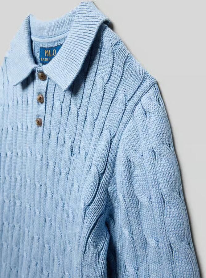 Polo Ralph Lauren Teens regular fit poloshirt in ribbreiselook