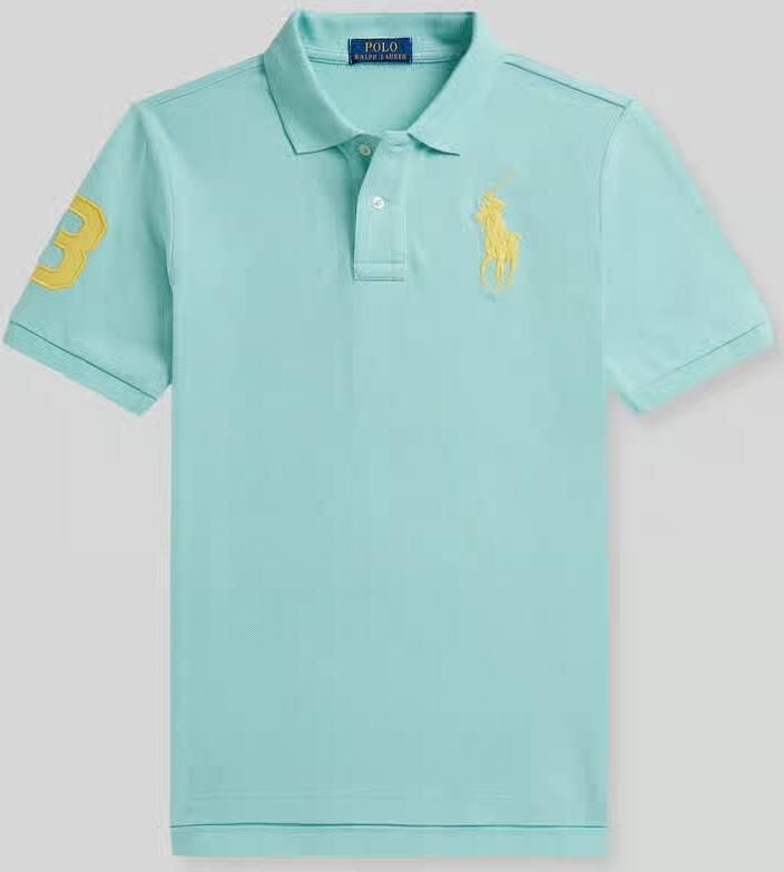 Polo Ralph Lauren Teens regular fit poloshirt van puur katoen met gestikt logo