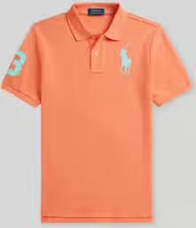 Polo Ralph Lauren Teens regular fit poloshirt van puur katoen met gestikt logo