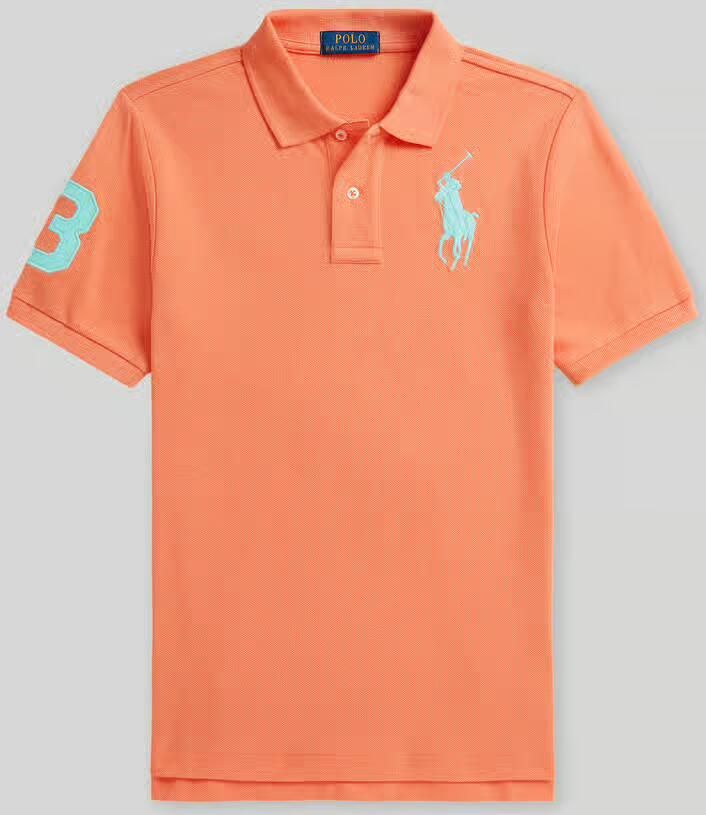 Polo Ralph Lauren Teens regular fit poloshirt van puur katoen met gestikt logo