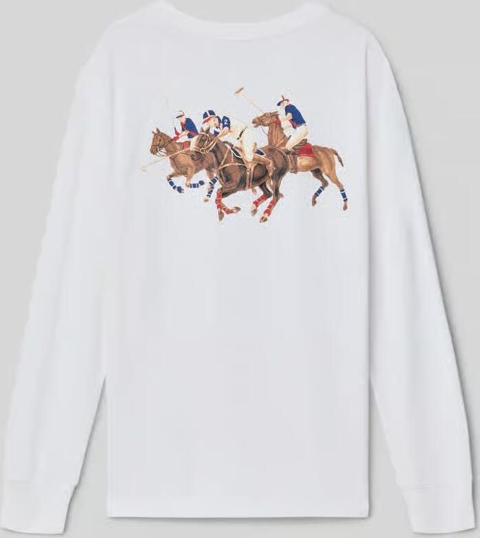 Polo Ralph Lauren Teens Regular fit shirt met lange mouwen van puur katoen