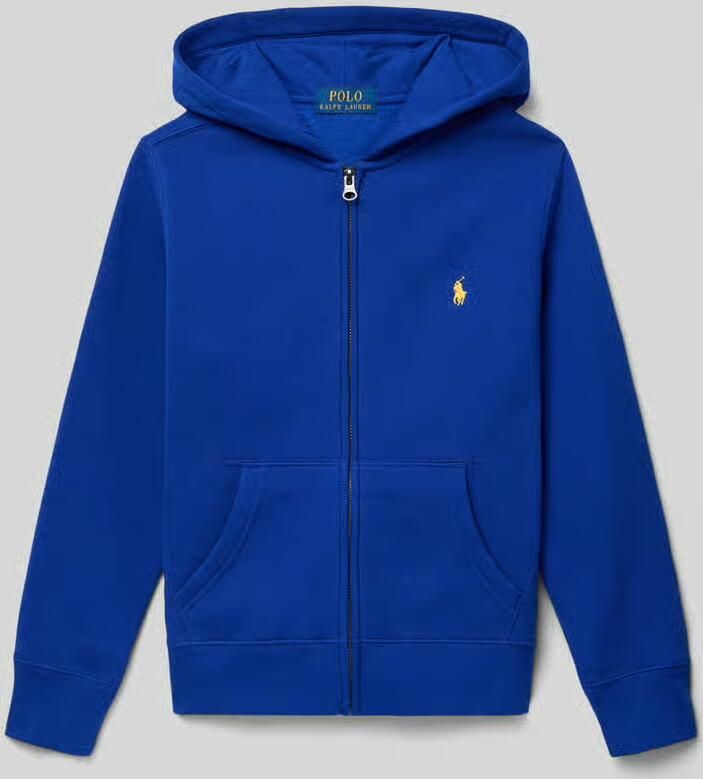 Polo Ralph Lauren Teens Regular fit sweatjack met logostitching model 'Tops' - Foto 2