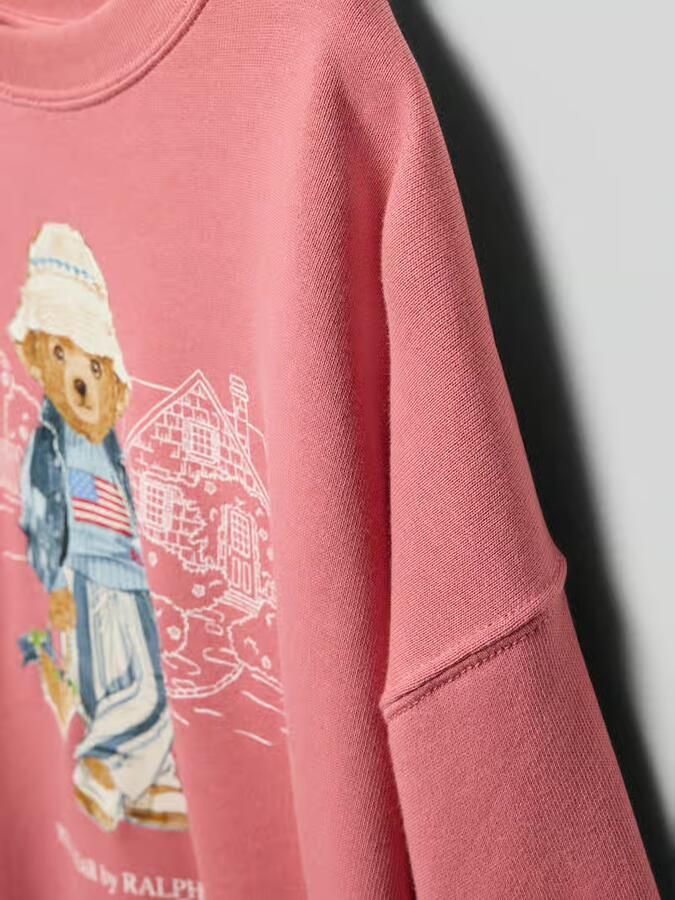 Polo Ralph Lauren Teens regular fit sweatshirt van katoenmix met BEAR-motief