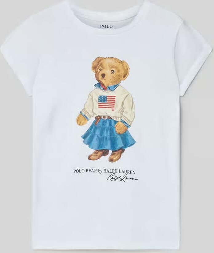 Polo Ralph Lauren Teens Regular fit T-shirt met ijsbeermotief