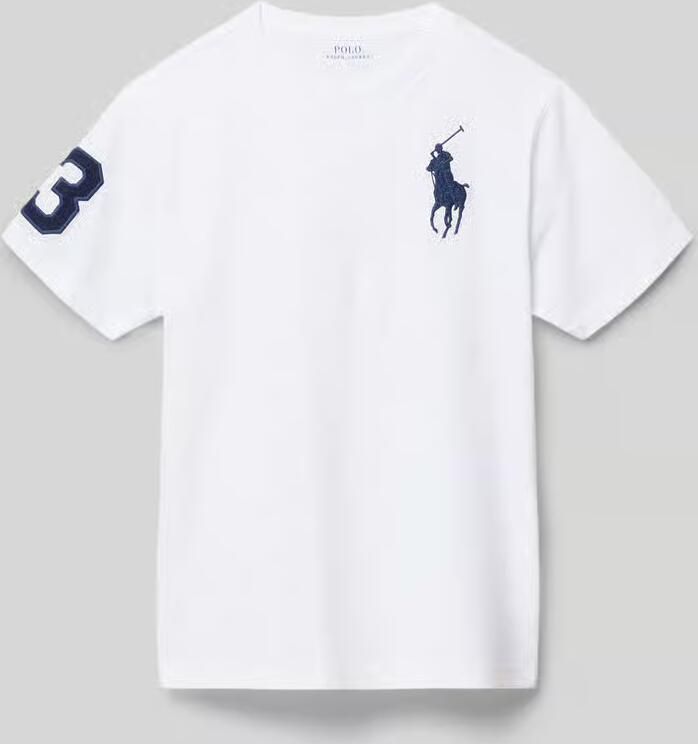 Polo Ralph Lauren Teens T-shirt met logo- en motiefstitching