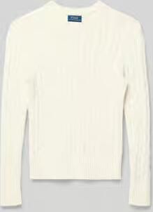 Polo Ralph Lauren Teens Gebreide pullover met kabelpatroon en labelstitching - Foto 5