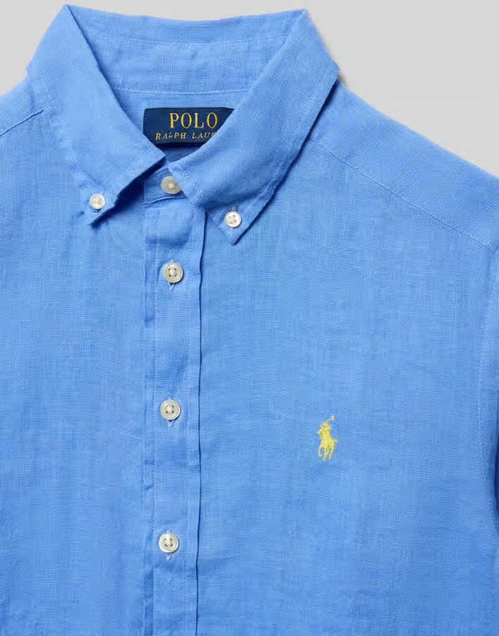 Polo Ralph Lauren Teens Regular fit vrijetijdsoverhemd van linnen