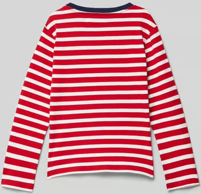 Polo Ralph Lauren Teens Shirt met lange mouwen en labelprint