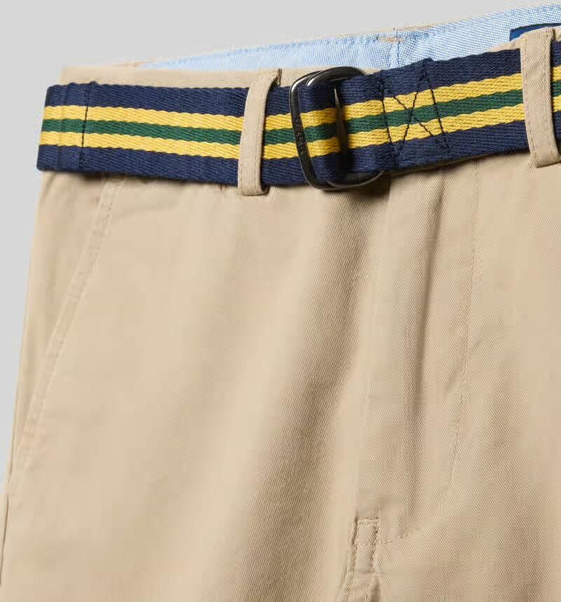 Polo Ralph Lauren Teens Straight fit chino met geïntegreerde riem model 'Bedford' - Foto 2