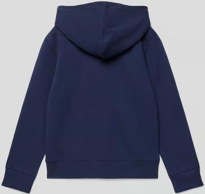 Polo Ralph Lauren sweatvest met logo donkerblauw Katoen Capuchon 140 152 - Foto 2