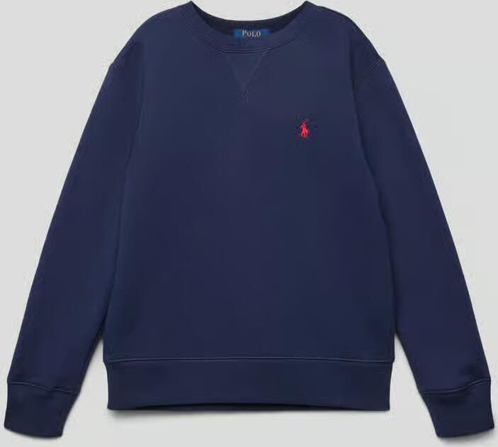 Polo Ralph Lauren Teens Sweatshirt in gemêleerde look met labelstitching