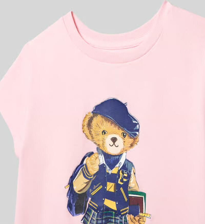 Polo Ralph Lauren Teens T-shirt met labelprint en ronde hals - Foto 2