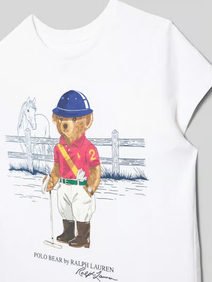 Polo Ralph Lauren Teens T-shirt met labelprint - Foto 2